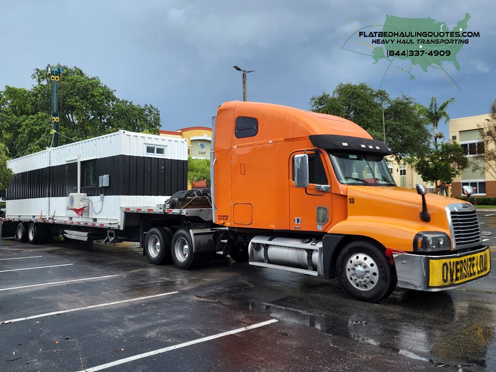 flatbed truck transport